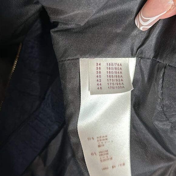 Louis Vuitton halter blue silk lining cut out back top size 38 - Picture 9 of 14